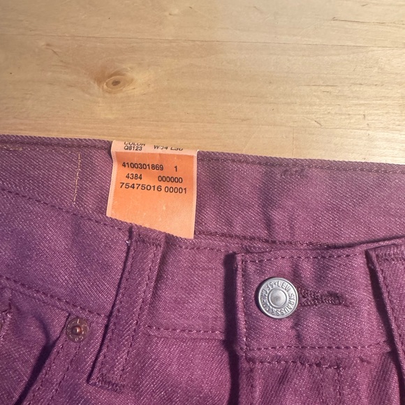 Levi’s 501 Shrink to Fit Button Fly Jean 34x30 Purple READ - Picture 14 of 15